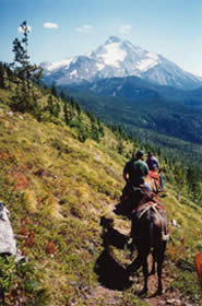 riding in Santiam Canyon